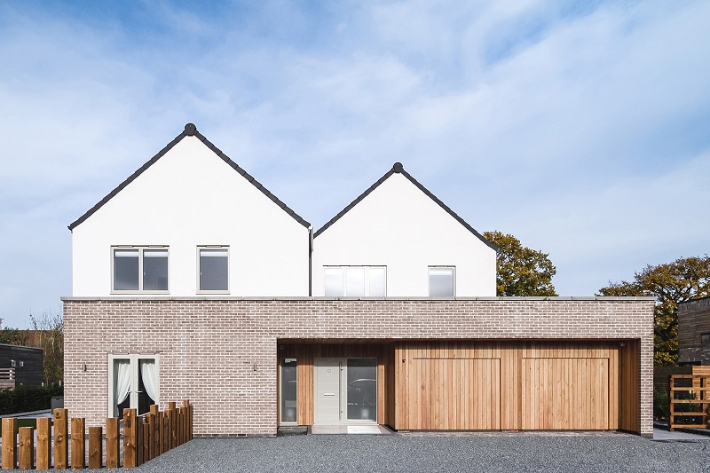 New build house architect Norfolk contemporary timber brick