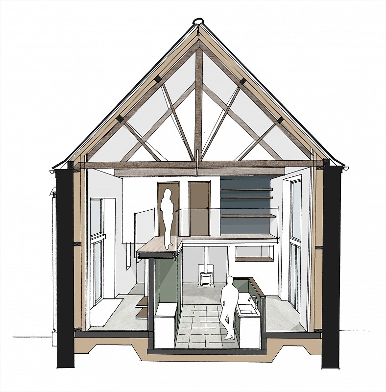 barn conversion section
