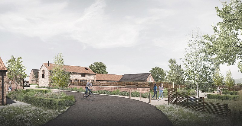 3D visual CGI barn conversion