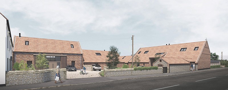 barn conversion section